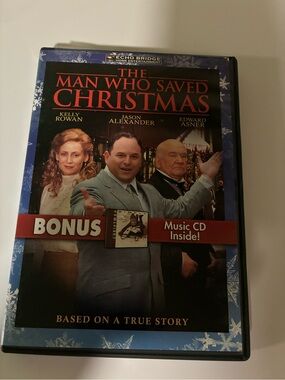 The Man Who Saved Christmas — Blue DVD with Bonus Music CD
